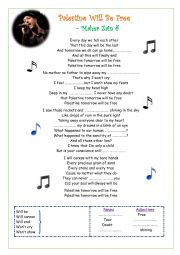 English Worksheet: Palestine Maher Zain