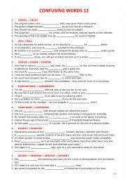 Confusing words 12