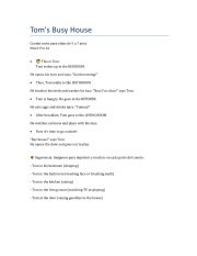 English Worksheet: Reading parts of the house 