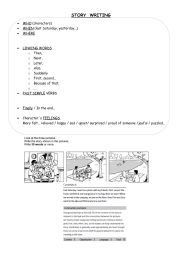 Story writing A2 Key for Schools test