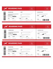 Boarding pass