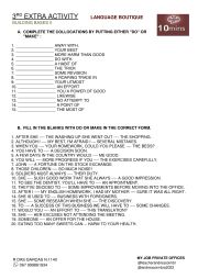 THE USE OF DO AND MAKE