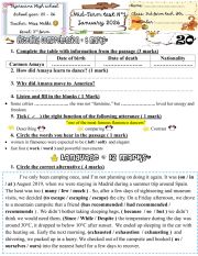 3rd form mid term test 2