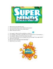 Treasure hunt for Super Minds 2