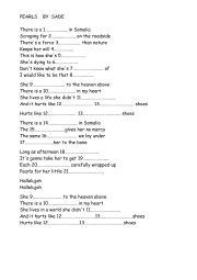 English Worksheet: song Pearls by Sade