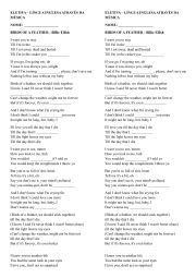 English Worksheet: birds of feather