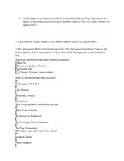 English Worksheet: Nobel Prize Lesson