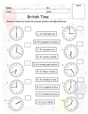 Time British