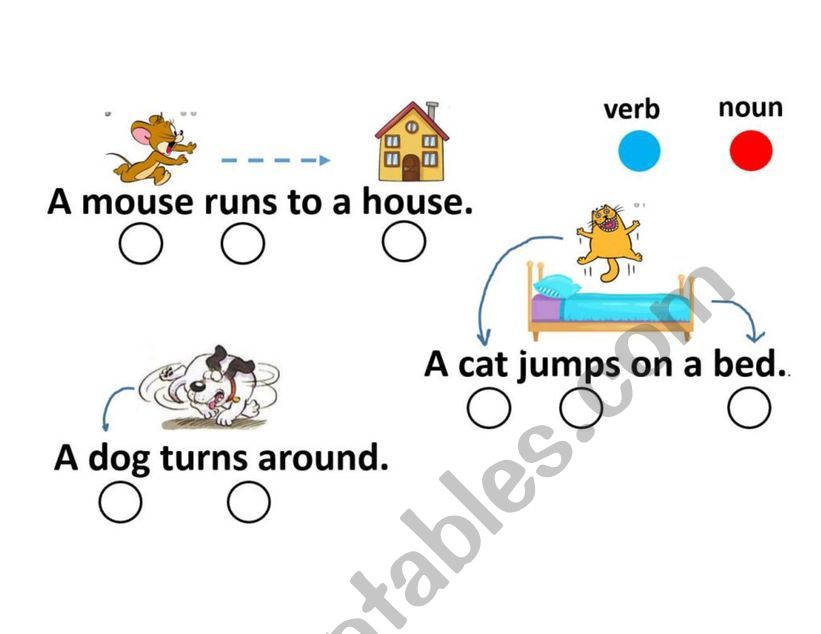 verbs and nouns worksheet