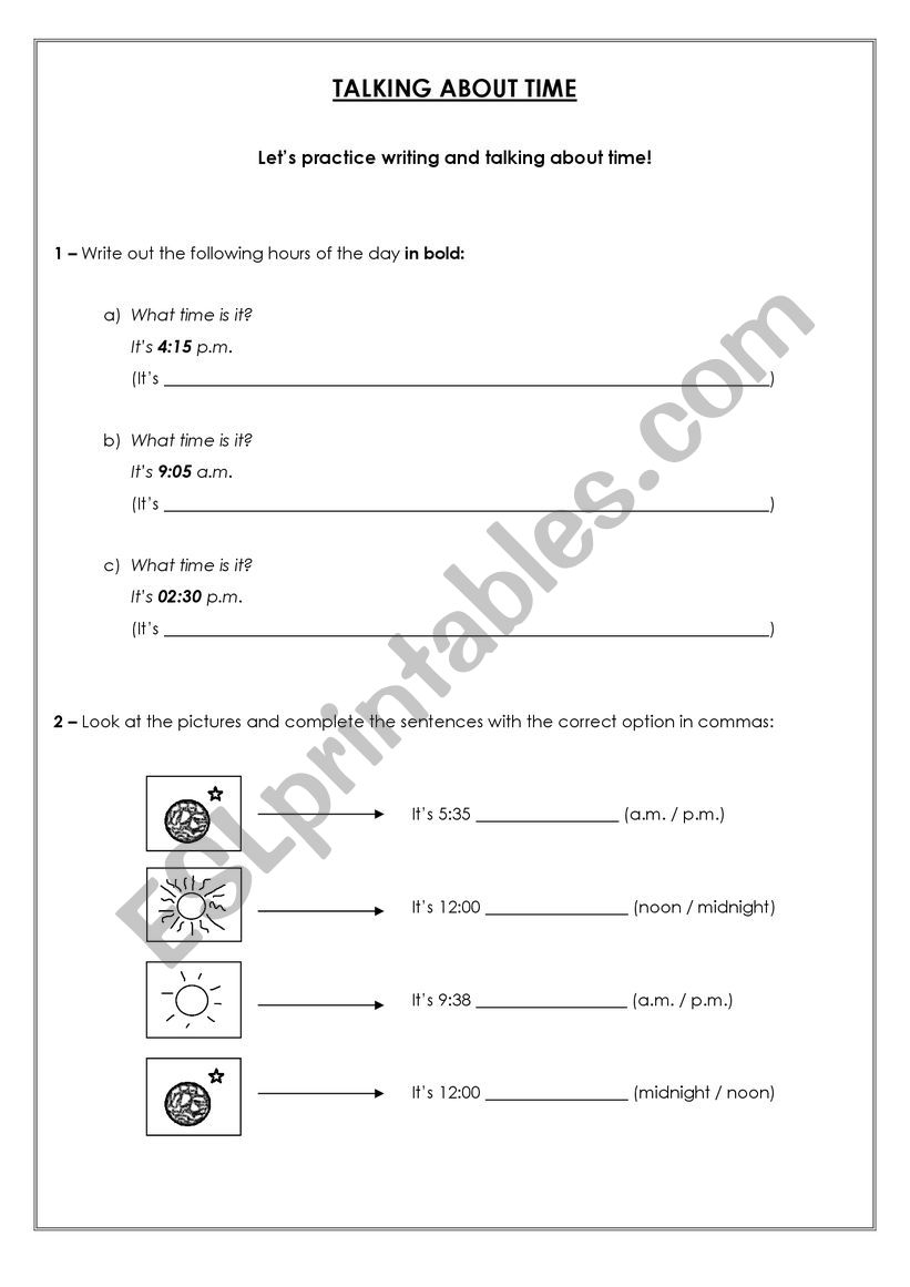 how to write am and pm in a paper
