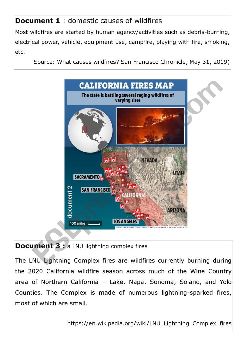 a (web)quest on california wildfires