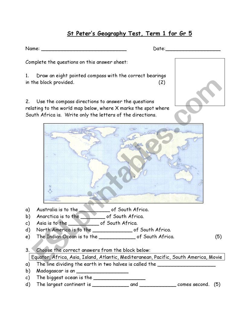 grade-5-term-1-geography-test-esl-worksheet-by-moniqueanney-grade-4