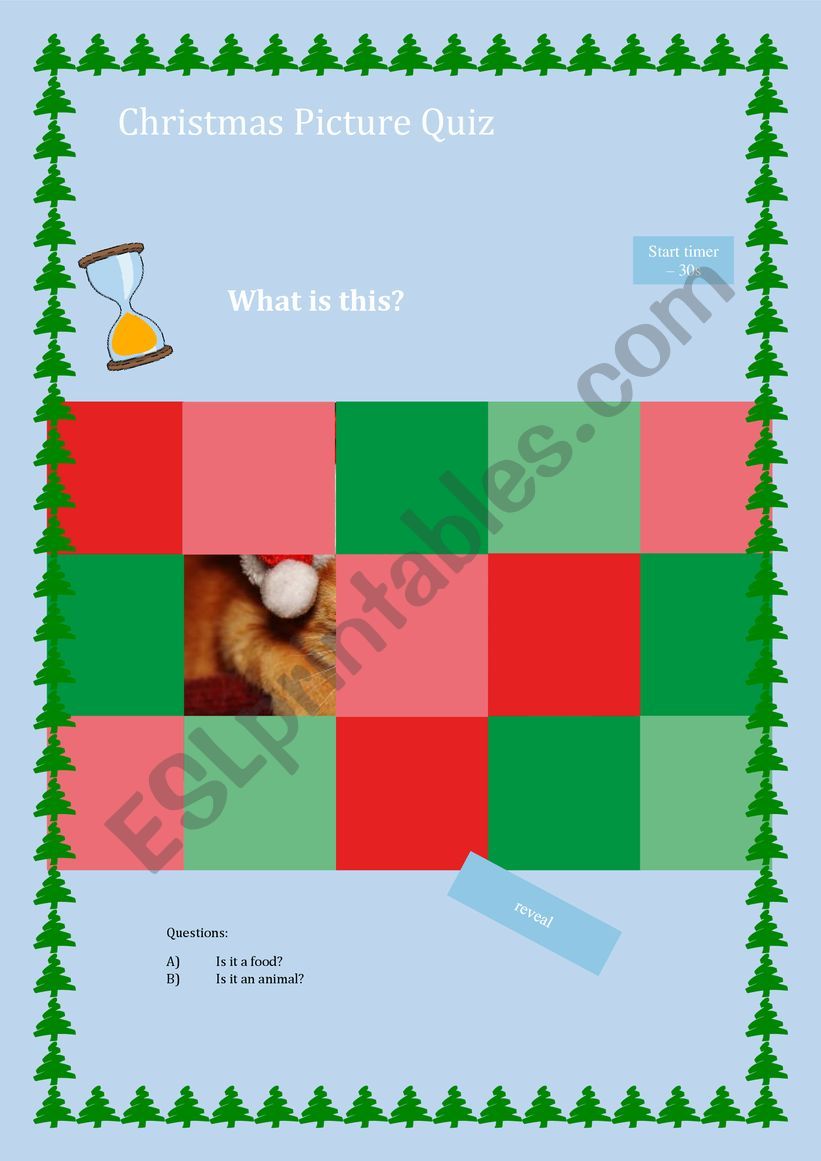 Christmas Quiz worksheet