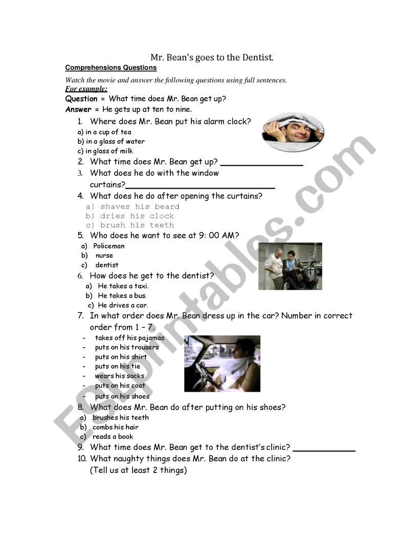 simple Present  worksheet