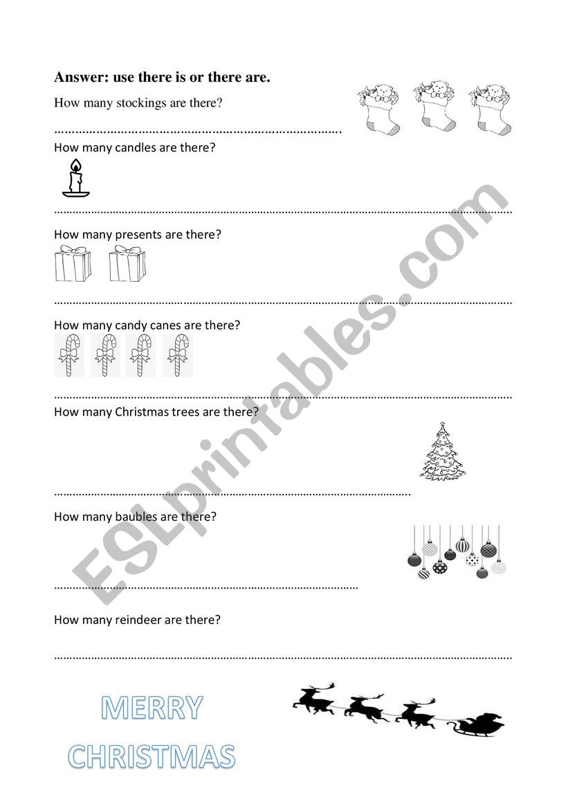 How many...? Christmas symbols