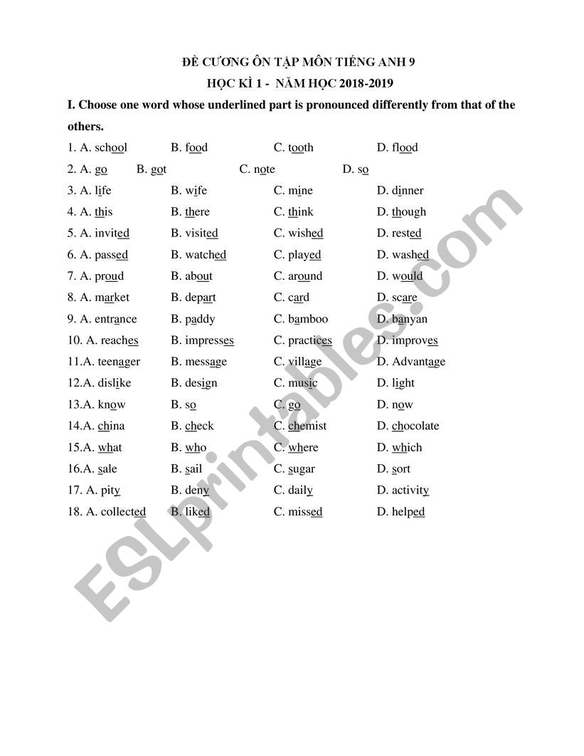 REVIEW GRADE 9 worksheet