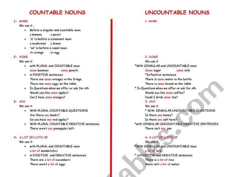 quantifiers guide worksheet