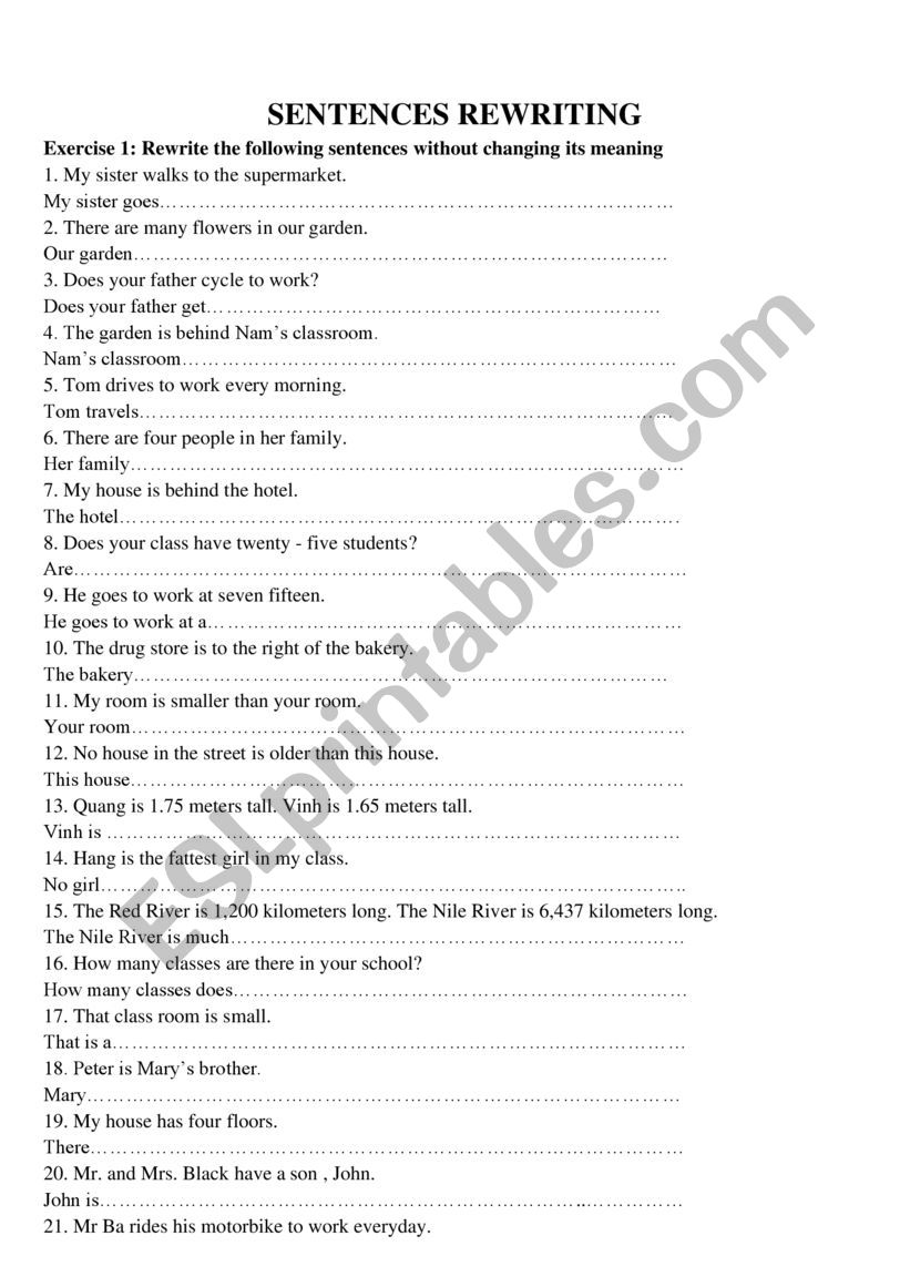 sentences-rewriting-esl-worksheet-by-phantom9880