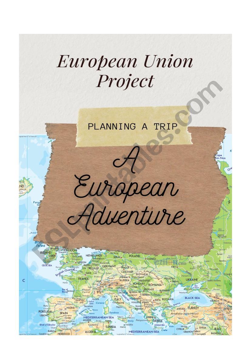 EU trip project worksheet