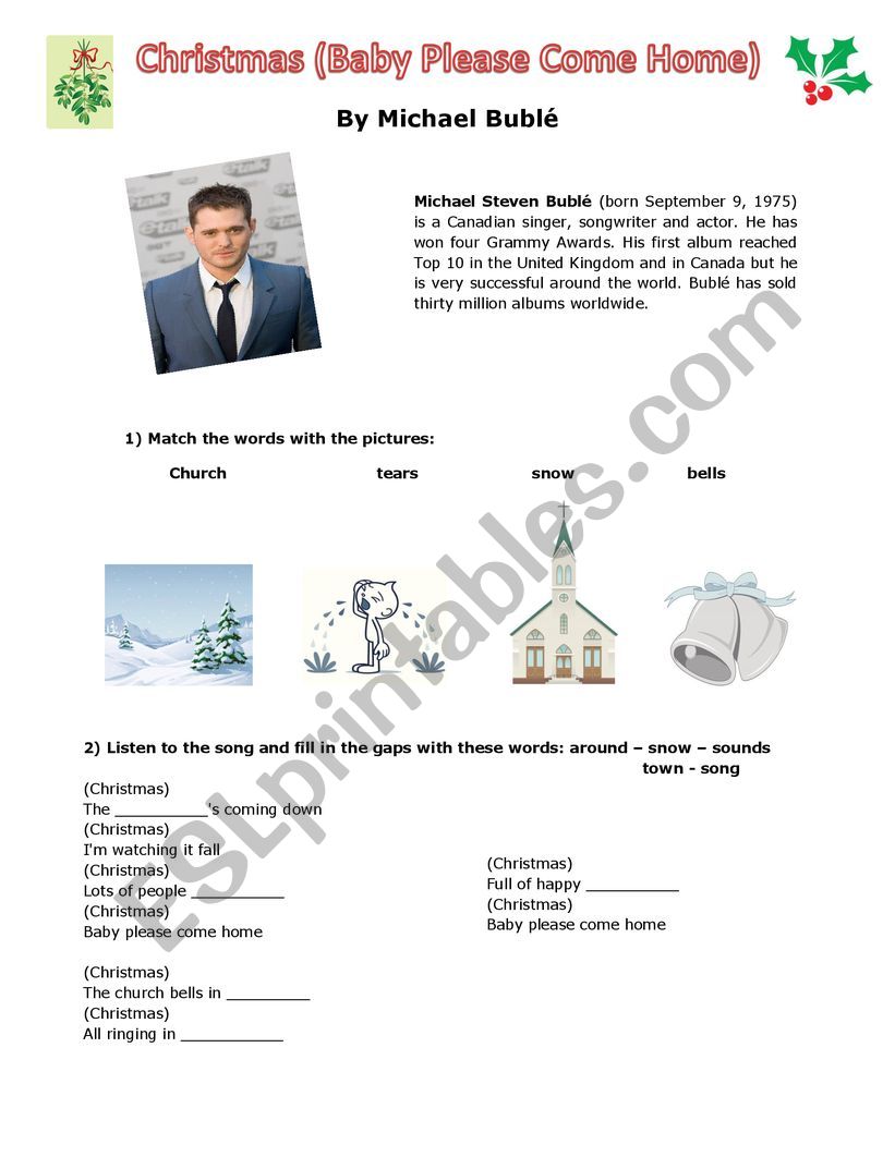 Song Christmas (Baby Please Come Home) by Michael BublÃ©