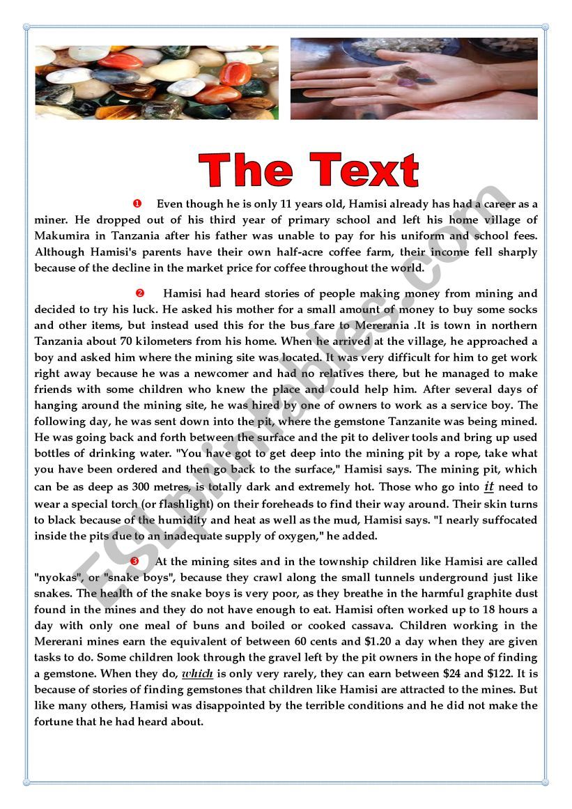 Full Term Test 1 Second Form  worksheet