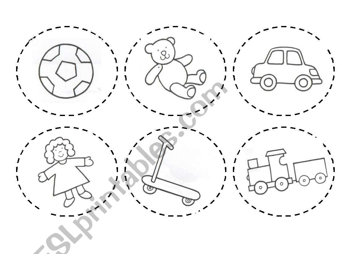 Toys Mobile worksheet