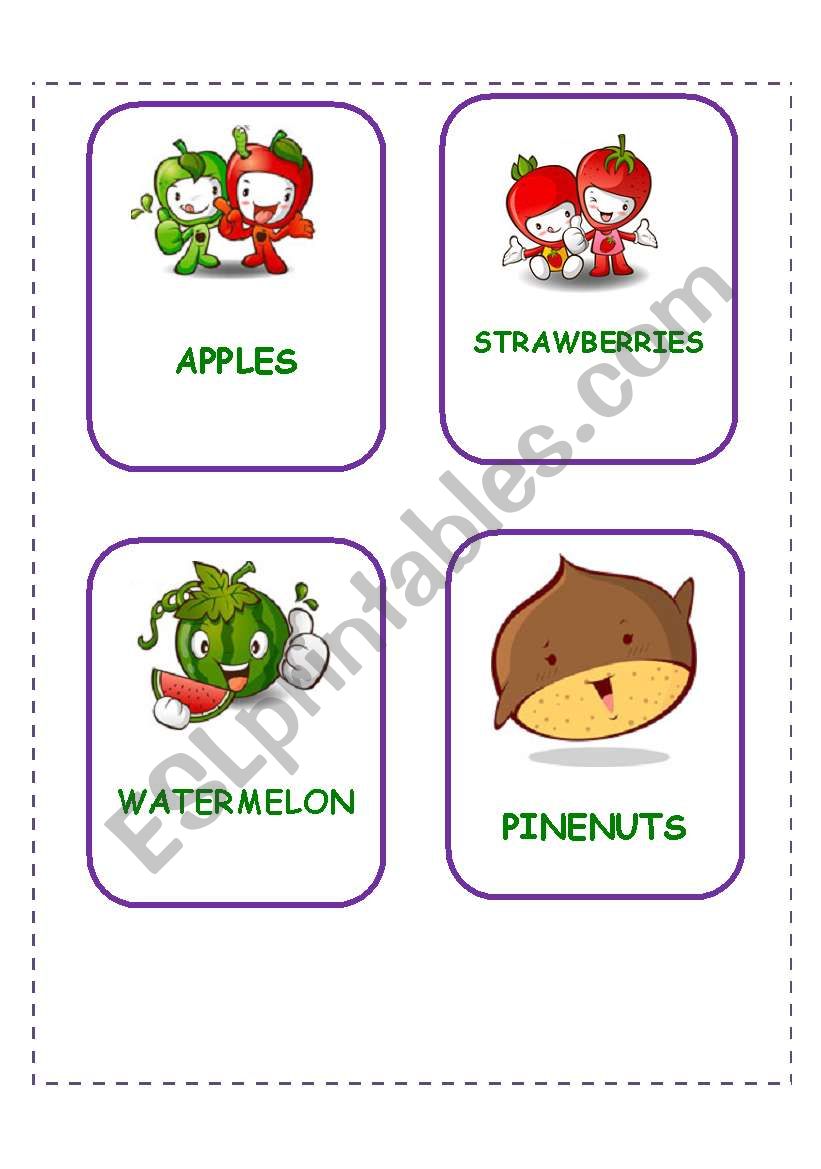 FRUITS 3rd SET (02.09.08) worksheet