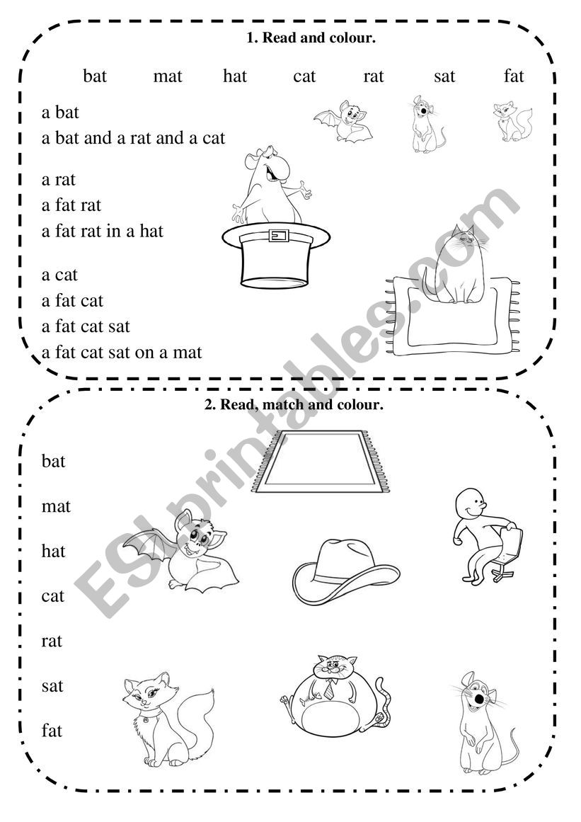 Phonics 2. Letter Aa reading (short sound)