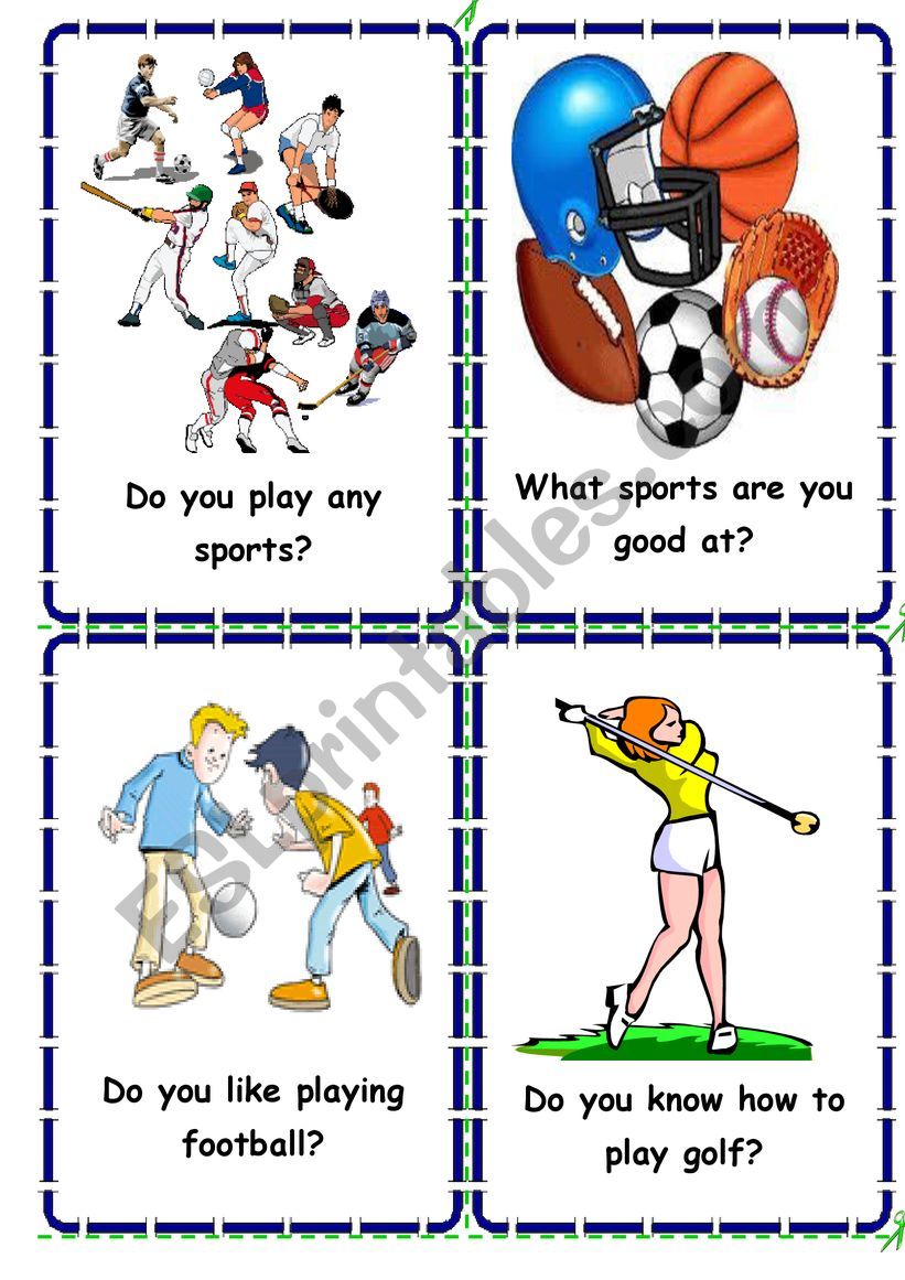 Sports worksheet