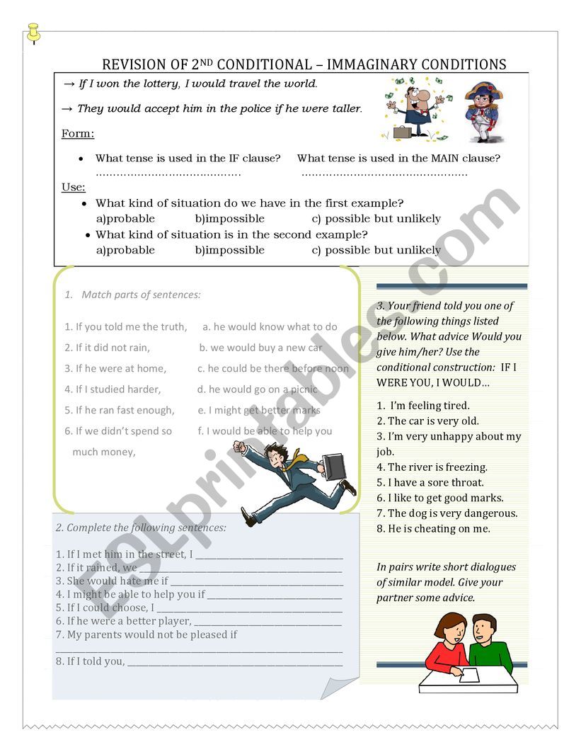 Revision of SECOND CONDITIONAL