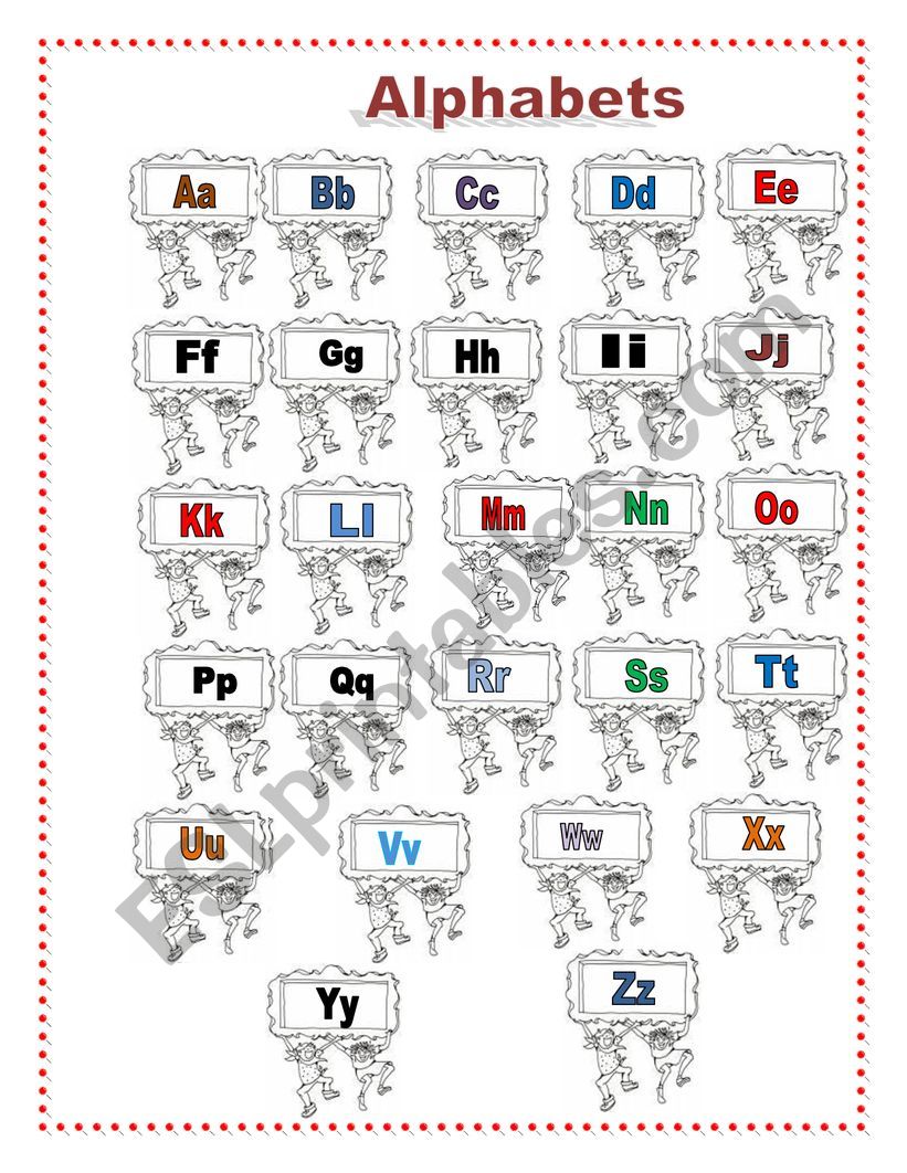 practicing reading alphabet worksheet