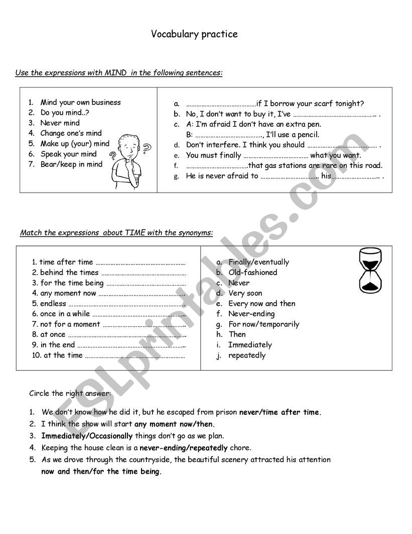 Expand your vocabulary practice 3