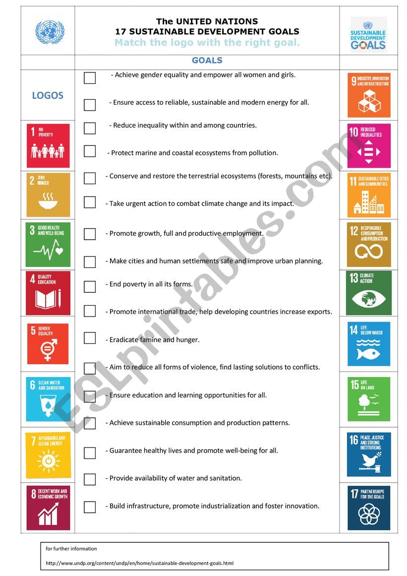 UN sustainable development goals