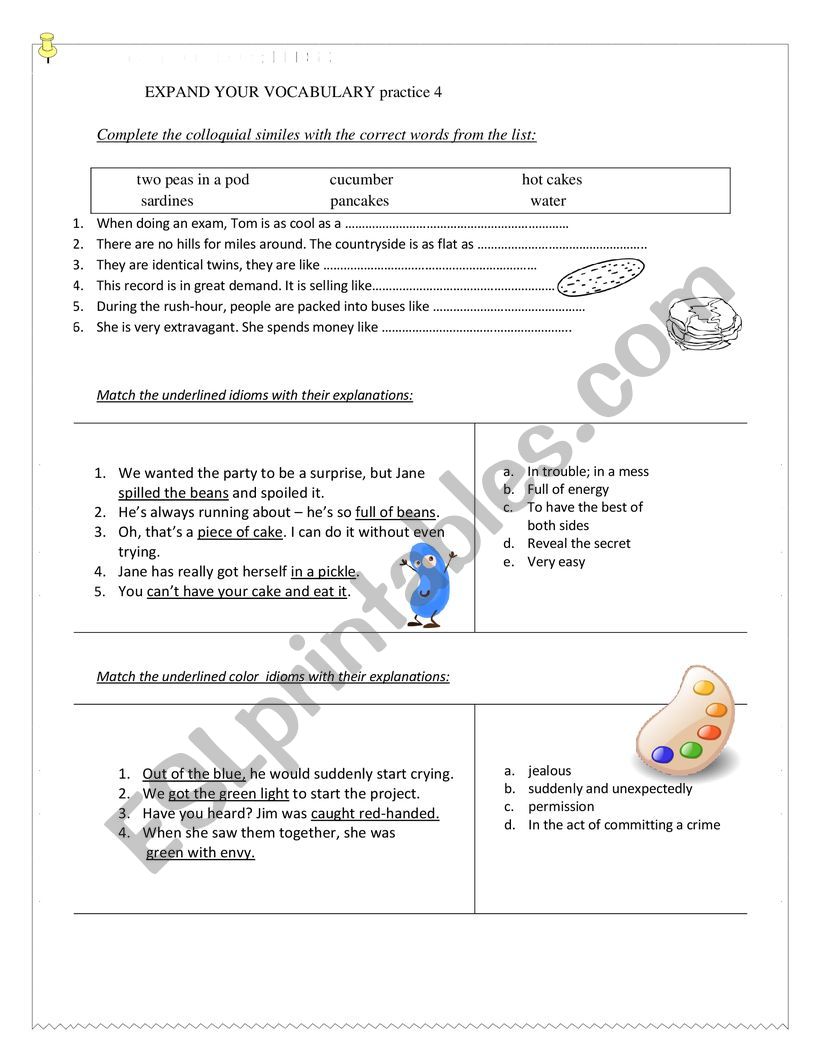 Expand your vocabulary practice 4