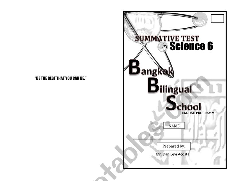 science quiz worksheet