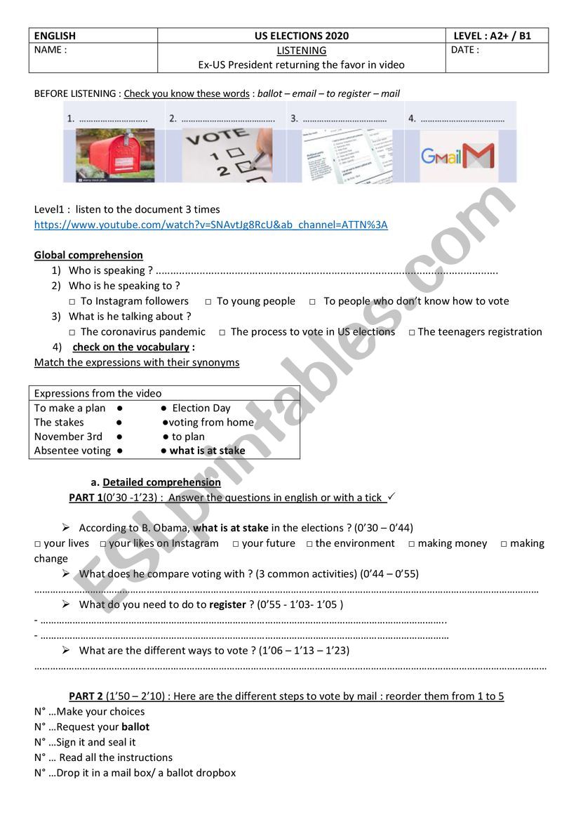  how to vote with B. Obama 2020