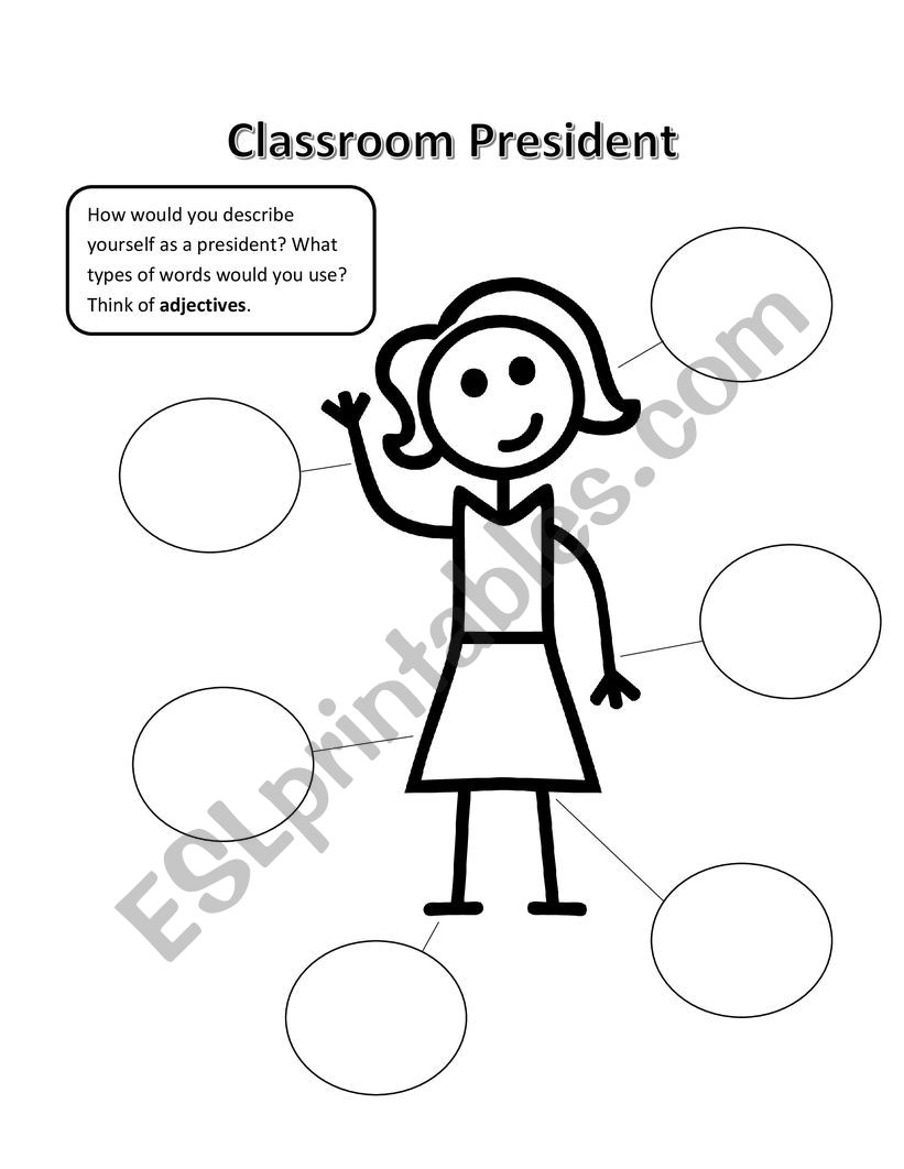 Female class president worksheet