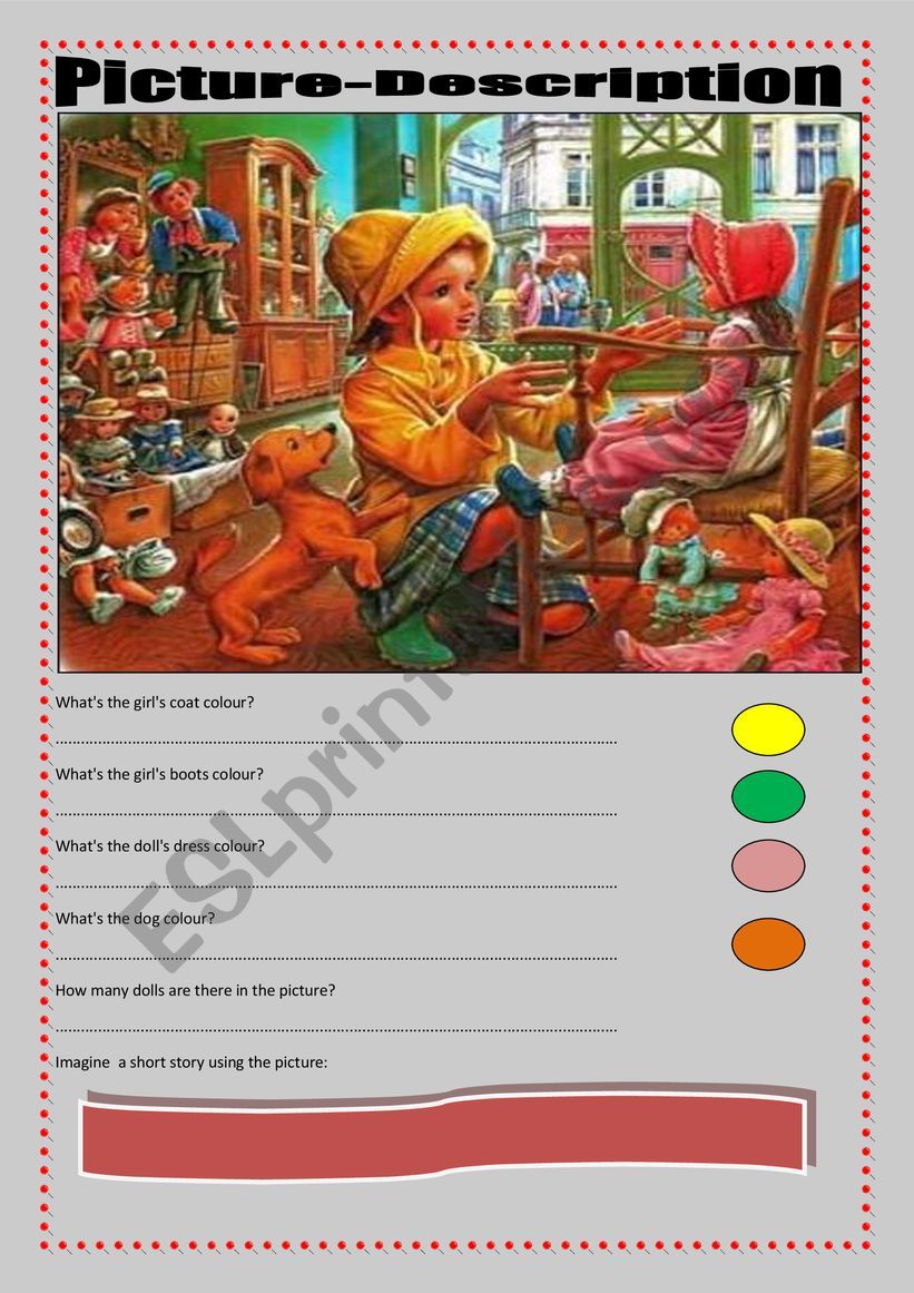 Picture-Description worksheet