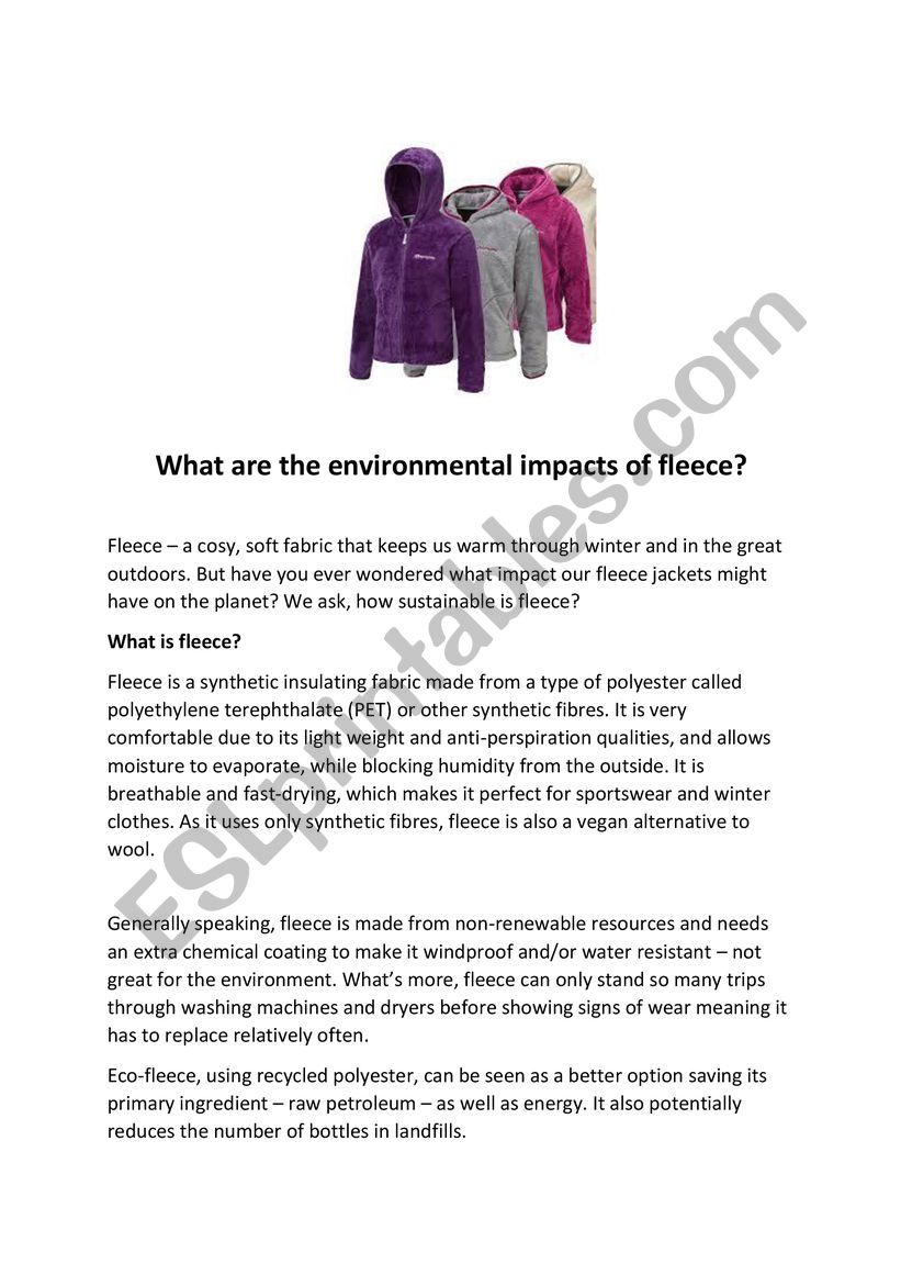 What are the Environmental Impacts of Fleece