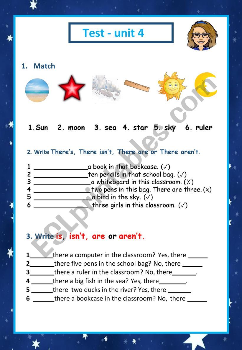 Revision worksheet