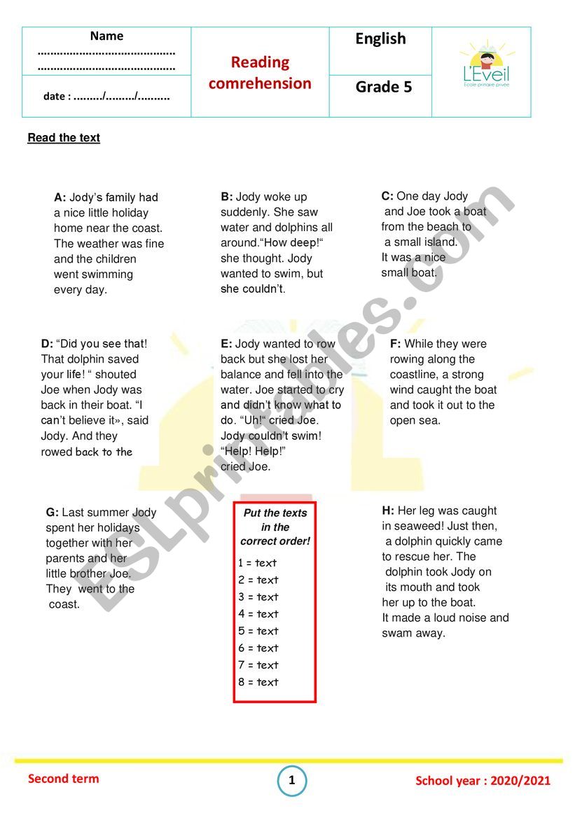 Rading get smart 4 worksheet