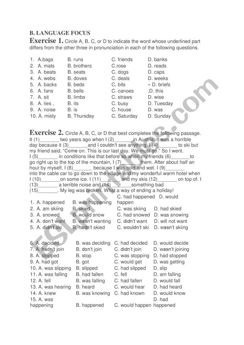 unit 1 - worksheet worksheet