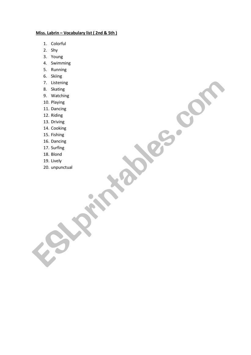 ENGLISH CORNER 2 worksheet