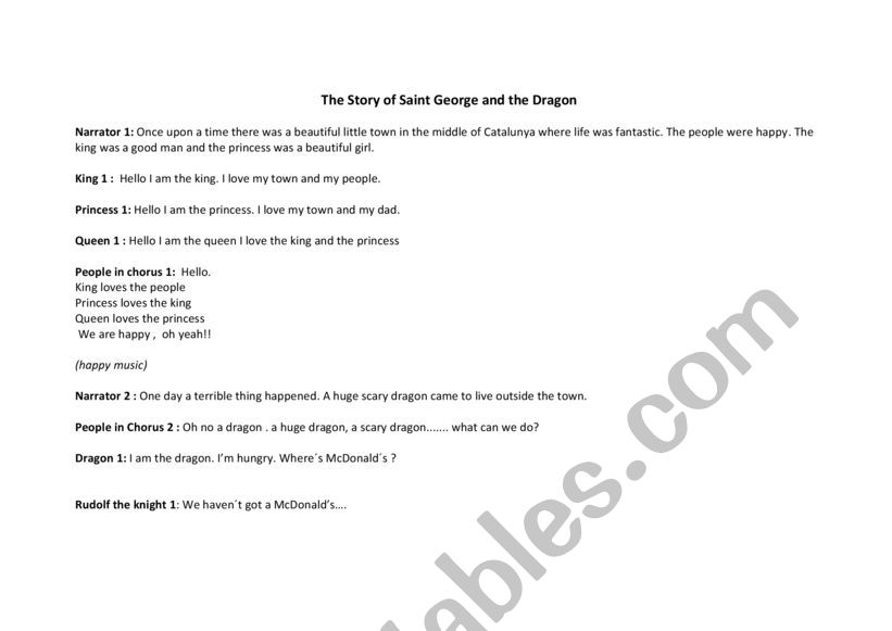 The story of Saint George and the Dragon by Noreen OÃ¯Â¿Â½Donnell