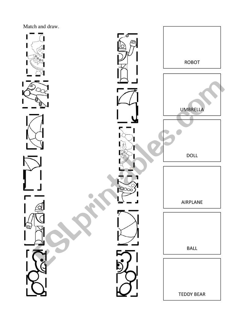 TOYS worksheet