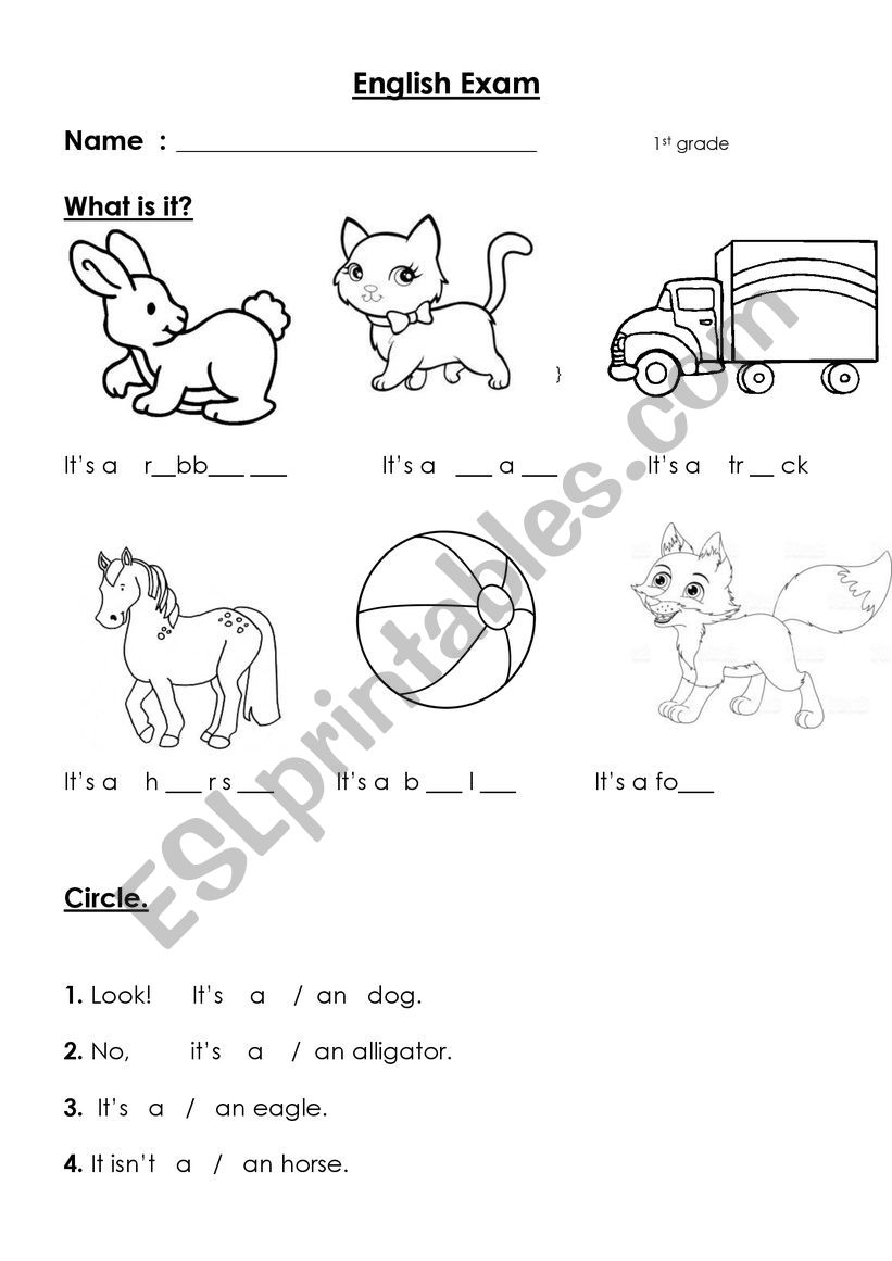 Verb TO BE worksheet