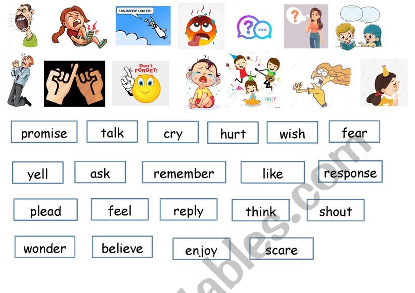 Cut and Paste worksheet
