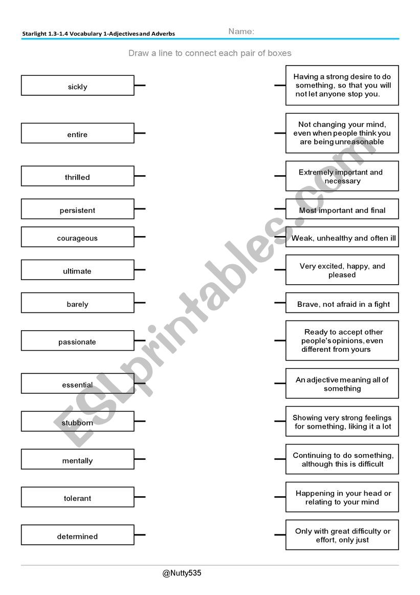 advanced-adjectives-and-adverbs-match-the-word-with-its-meaning-esl-worksheet-by-nutty535