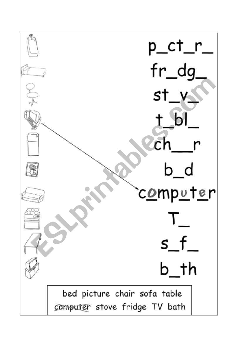 house worksheet