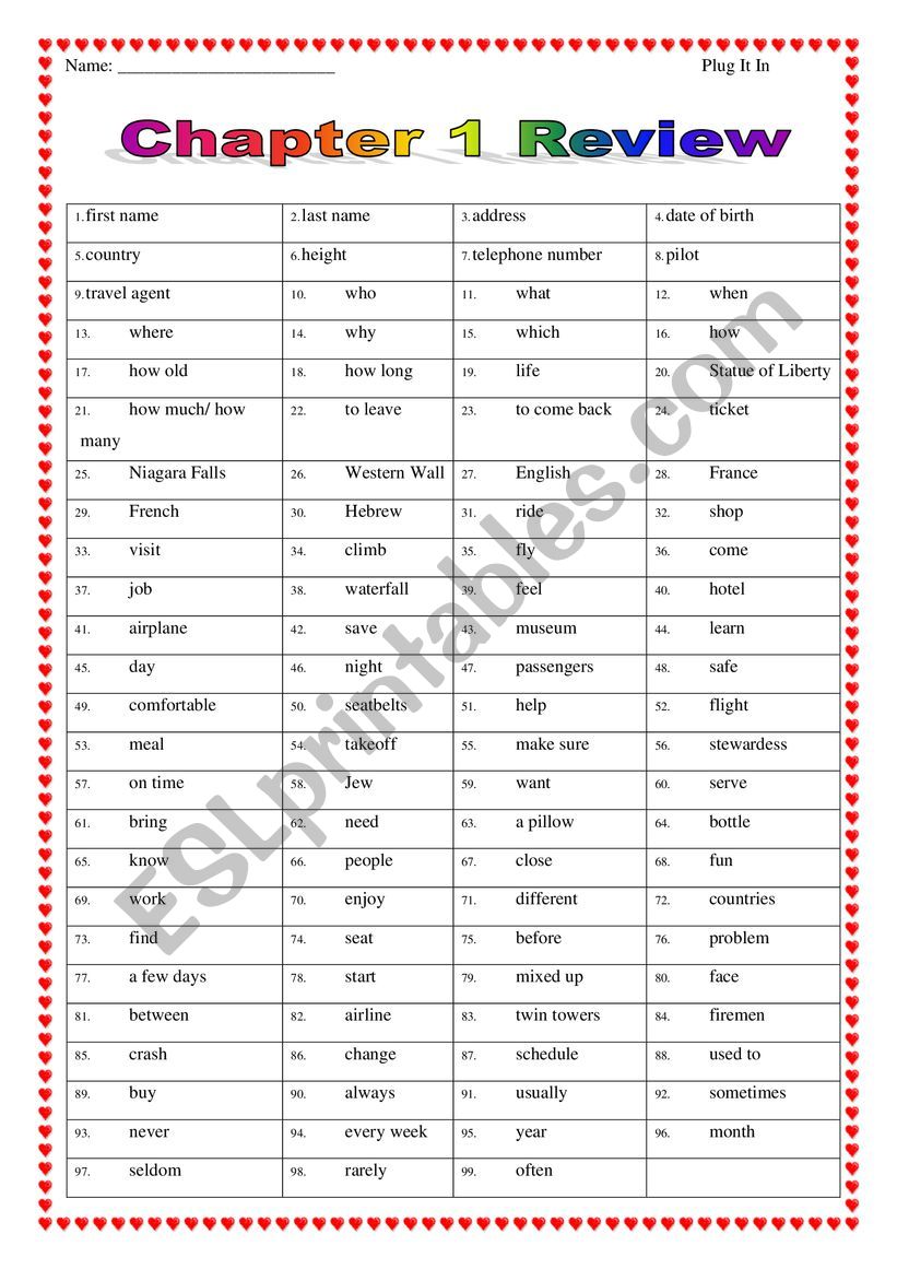 6 GRADE worksheet